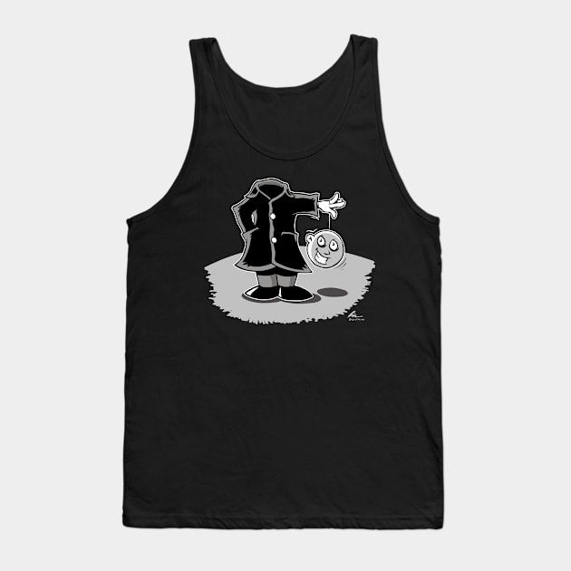 Playing With Your Head (darks) Tank Top by Lin Workman Art